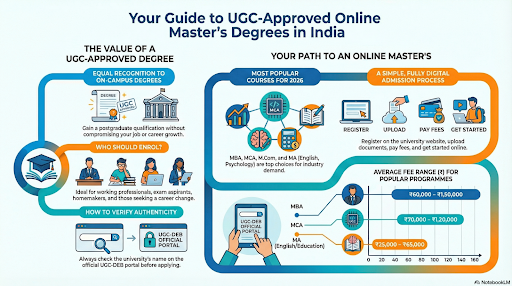Top UGC-Approved Online Master’s Degree Programs in India 2026 Guide